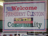 Top right photo you see a sign in a window on 125th Street across from the building where President Bill Clinton plans to move his new offices.  We think you'll feel just as welcome as he is when you visit Harlem.