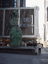 Center right picture you see the NY Hilton on 6th Avenue.  This is across the street from Radio City Music Hall.