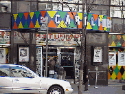 Top right you photo you see Caroline's Comedy Club on Broadway in Times Square.