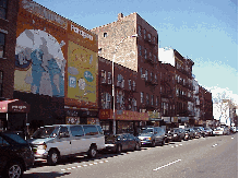 Center right picture you see the Bowery and the many restaurant equipment stores that line the street.