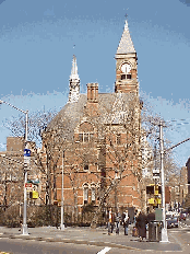 Top left picture you see the arches of Washington Square Park. Top right picture you see Jefferson Market Library on 6th Avenue in Greenwich Village.