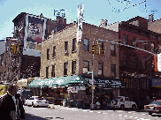 Bottom right picture you see the corner of West 3rd Street.  This is very close to Bleecker Street and the rock and roll clubs.