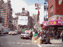 Bottom right you see Canal Street and some of the stores selling jewelry, clothes, perfume, etc.