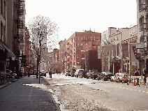 Center right picture you see West Broadway and in the distance you can see the World Trade Center.