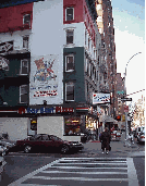 The East Side does have it's places where you can dress down and relax.  The photo to the center right is Ray's pizza on 3rd Ave.