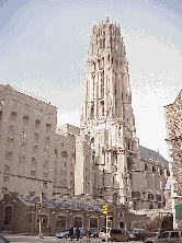 Top left photo you see Riverside Church in Harlem.