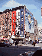 Sometimes the most colorful building could be the claim to fame.  Picture top right taken on West 42nd Street.