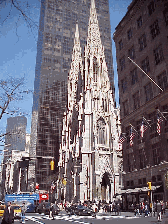 Top right picture you see St. Patrick's Cathedral on Fifth Avenue.  You also see Trump Towers next door.