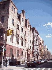 Top left picture you see houses across the street from Tompkins Square Park.