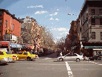 Center right picture you see a distant shot of St. Mark's Place taken near Astor Place looking East.