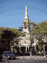 Top right photo you see St. Mark's in the Bowery Church built in 1799 on the site of Peter Stuyvesant's farm, (Stuyvesant was one of NY's first governors.)