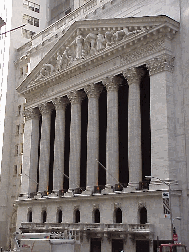 Center right picture you see the New York Stock Exchange at Wall Street.  Everyone knows this is a very powerful building, it effects every home and pocketbook in the world.