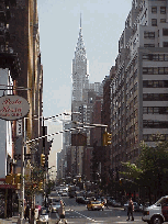 Top left picture you see the Chrysler Building which is visible in the skyline from Gramercy Park.