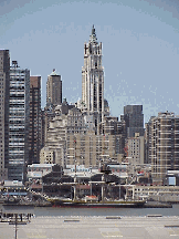 Top left photo you see a Dutch tall ship in front of the Woolworth Building as seen with a zoom from Brooklyn Heights.