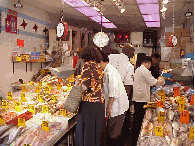 Top right photo you see a fish market on Canal Street.  The prices are great and the fish is so fresh.