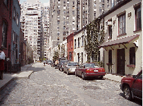 Center right picture you see Washington Mews which is located across from Washington Square Park. This cobblestone street was built in the early 1900's when there were stables and gas lights.