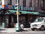 Top left picture you see East 9th and Avenue A.  This area of the city is close to Tompkins Square Park.  In this area you'll find the funky stores and many new nightclubs.