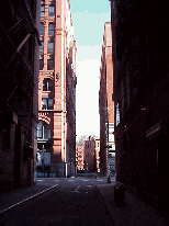 Top right photo you see an extremely rare picture of an empty downtown street.  Ask any New Yorker, this is an unusual sight!