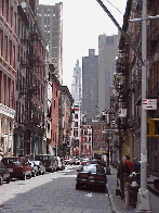 Top right picture was taken in Soho looking towards Chinatown.  In the distance you can see Canal Street and Pearl Paint in the distance.