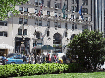 Top right picture you see the entrance to the Sherry Netherland Hotel on Fifth Avenue.  Everyone knows this one!