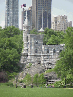 Jackie O could easily put on her sunglasses and go for a great walk near her home.  Top left photo you see the Belvedere Castle in Central Park.