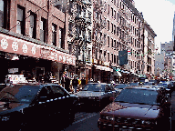 Center right picture you see a Chinese store near Mulberry Street.  Around most every corner you'll find the mix of Italian and Chinese since Chinatown is so close the two neighborhoods are intermingled.