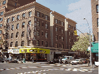 Center right photo is a picture of the Allerton Hotel in Chelsea on West 22nd Street.