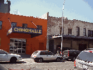 Many restaurants have opened in the Meat Packing District.  Top right photo you see Chinghalle Restaurant.