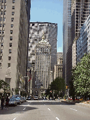 Top right picture you see the Helmsley Building and the Met Life Building in the distance on Park Avenue.  The Waldorf Astoria Hotel is to the left in the picture where you see the flag.