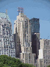 Top right picture you see the Essex House Hotel as seen from Central Park.