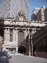 New York City is just filled with famous sights.  Top left picture you see Grand Central Station.  This great old train station was totally renovated a few years ago and it is indeed grand inside.