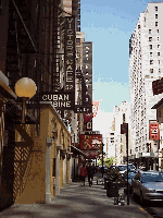 You'll want to have a nice dinner before or after your Broadway play.  We can promise you that finding a restaurant won't be a problem.  Top left picture you see Victor's Caf.