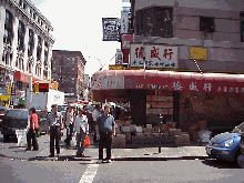 Center right picture you see another Chinese store near Grand Street.  The stores sell everything from tea to dishes.