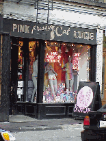 You'll find something for everyone in Greenwich Village.  Top left you see the Pink Pussycat Boutique.