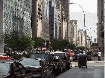 Bottom right picture you see a more residential area on Park Avenue.