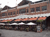 Top left photo you see the Fulton Market Restaurant.  From here you are only a few blocks away from Wall Street and a few steps away from Pier 17.