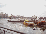 Center right picture you see The Beast and the Circle Line Cruise Ship at South Street Seaport.