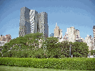 Top left picture you see the skyline of the city as seen from the lawn of the United Nations.