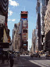 Top left picture you see the famous Coke sign on Broadway.  This is one sight that has remained the same as everything under it and around it constantly changes.