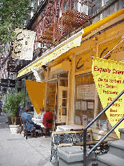 Trends start here in Greenwich Village.  To the bottom right you see a restaurant called Cookies and Couscous.