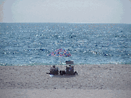 Top right photo you see the extent of the problems you'll face when you spend the day on the beach in the Hamptons.