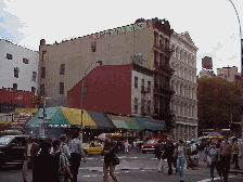 Bottom right picture you see the corner of Canal Street in New York's Chinatown.  In this area you can experience an entirely different culture without leaving the city.