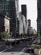 Top left picture you see Park Avenue which is the location of many corporate headquarters as well as residential buildings.