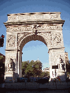 Top right picture you see the pretty arches of Washington Square Park.  This is the center of Greenwich Village.