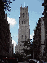 Top right picture you see Riverside Church with its 400 foot tower  containing the largest carillon in the world.  Founded in 1850 this interdenominational and interracial church is not only a landmark but a community cornerstone.