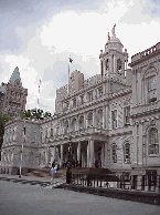 Center right picture you see City Hall which is close to the entrance of the Brooklyn Bridge.