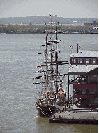 Top right photo you see a Dutch Tall ship at Pier 17 as seen from the Brooklyn Bridge.