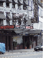 Center right picture you see the Old Homestead Restaurant, New York's oldest steak house which opened in 1868.  They've watched them come and go.