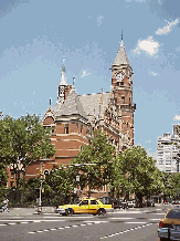 Top left photo you see the Jefferson Market Library in Greenwich Village.