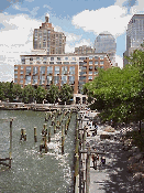 Top right picture you see another view of the esplanade at Battery Park.  This is very close to the Jewish Heritage Museum which is located on the tip of the island.